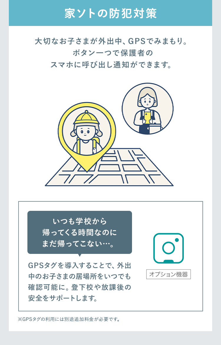 家ソトの防犯対策